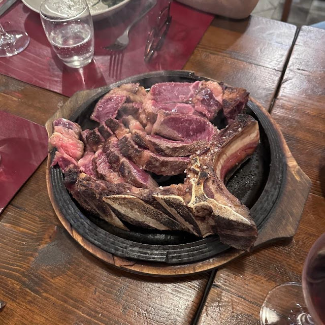 Ribeye with Potatoes and Spinach