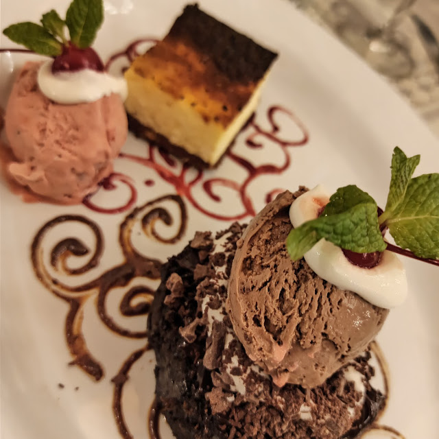 Swiss Chocolate Cake a La Mode