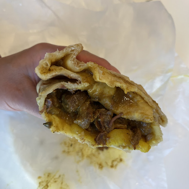Beef Curry Roti
