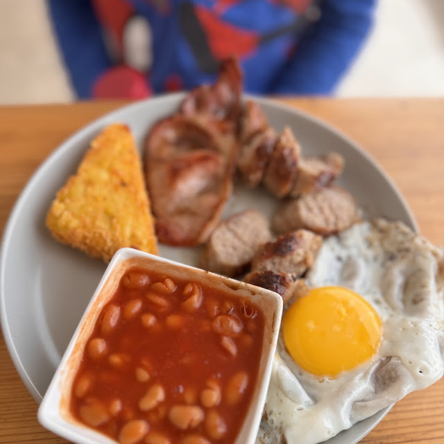 Egg Bacon Sausage Beans & Toast