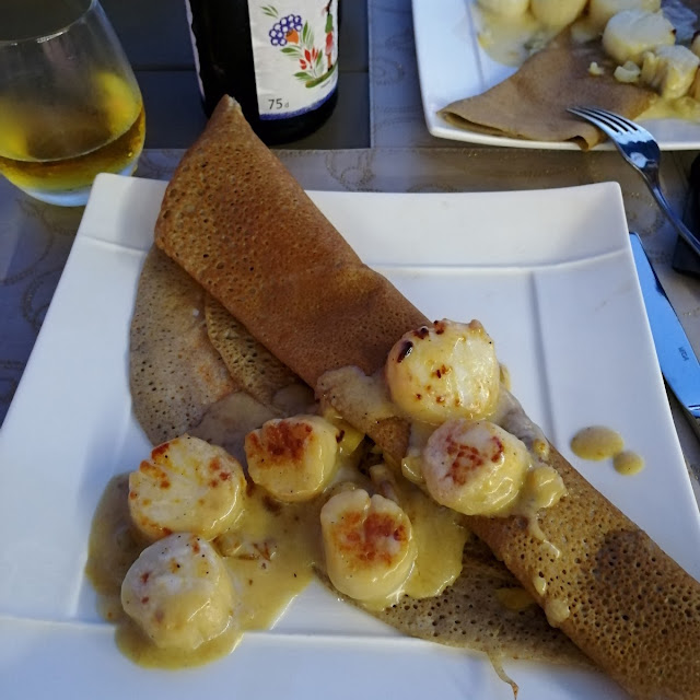 Galette Saint Jacques Cognac Échalotes Et Crème Fraîche