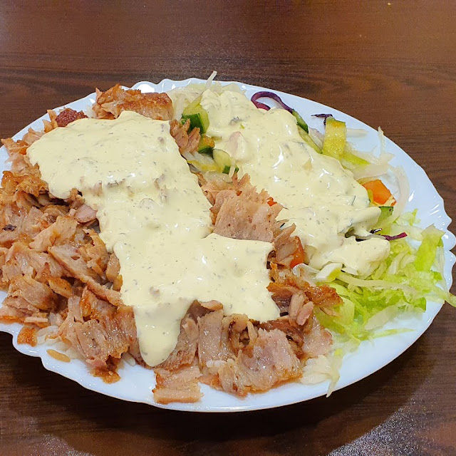 Dönerteller Mit Reis