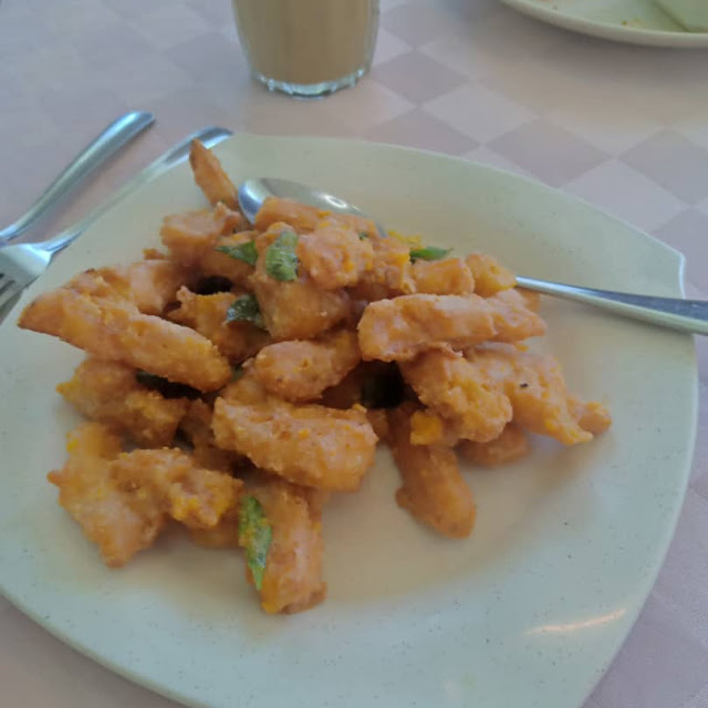 Fried Pumpkin with Salted Egg