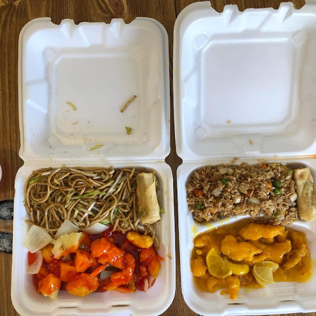 Sweet and Sour Chicken and Lemon Chicken Lunch Specials