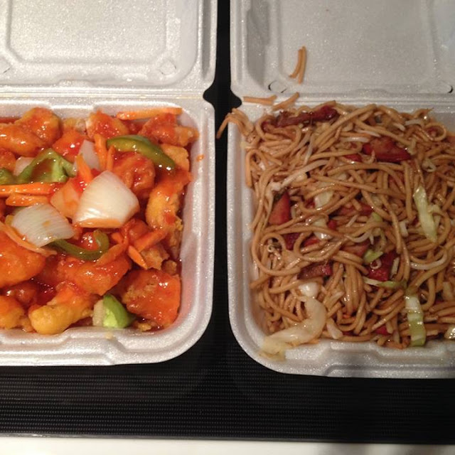 Sweet and Sour Chicken Barbecue Pork Lo Mein