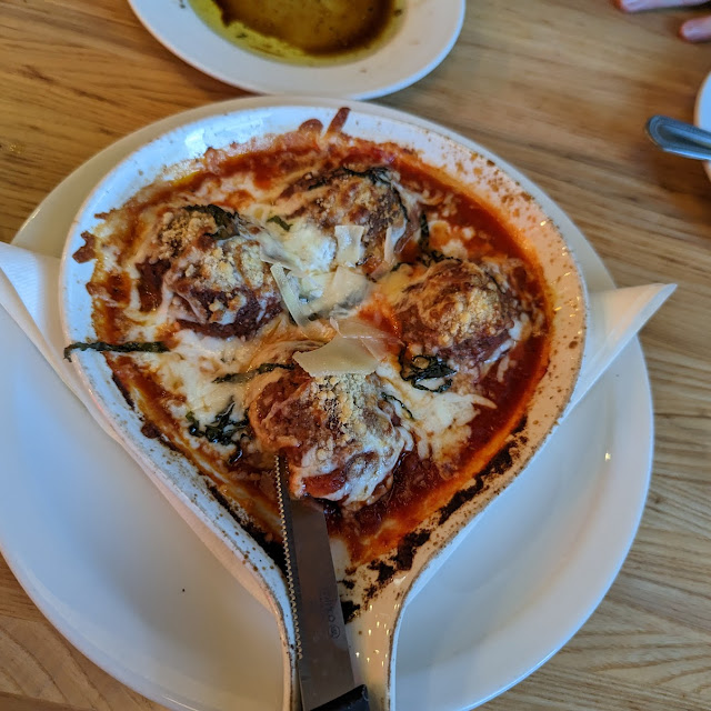 Baked Meatballs & Mozzarella