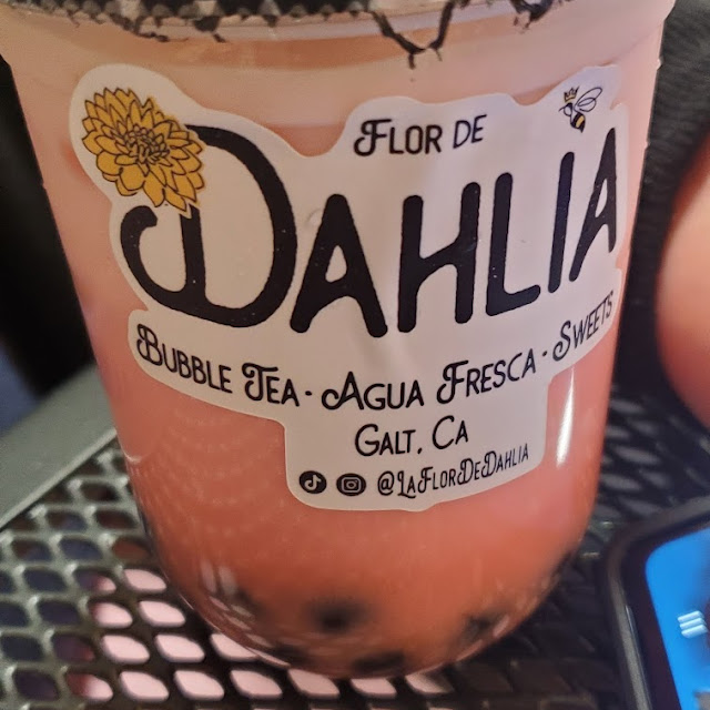Strawberry Milk with Boba