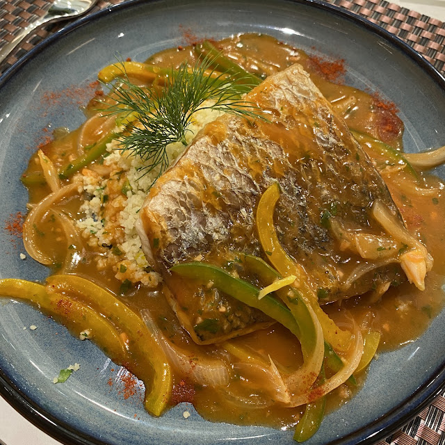 Sea Bass with Tomato Sauce