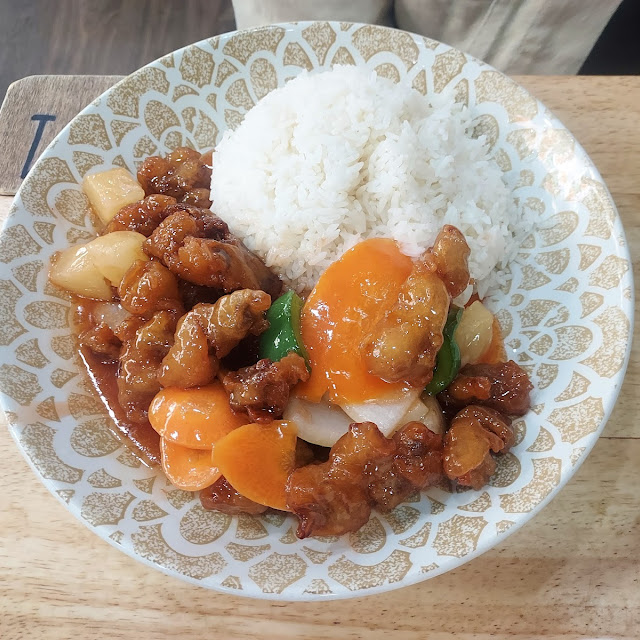 Sweet and Sour Pork with Rice