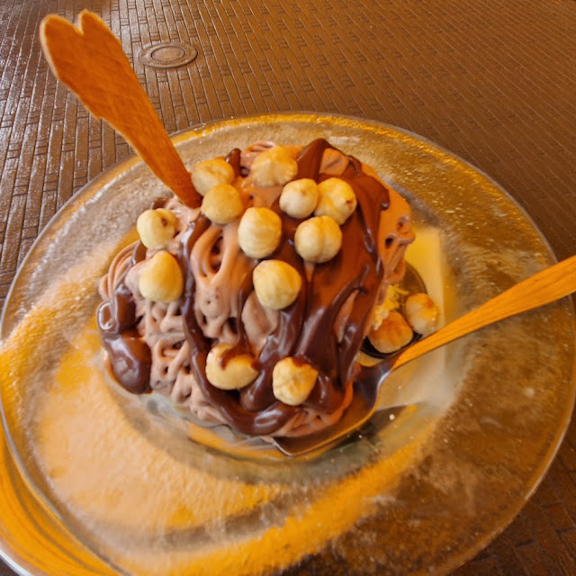 Nutella Spaghetti Eis