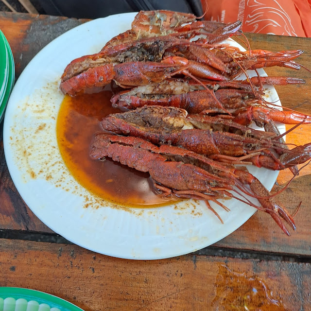 Langostinos Al Mojó de Ajo