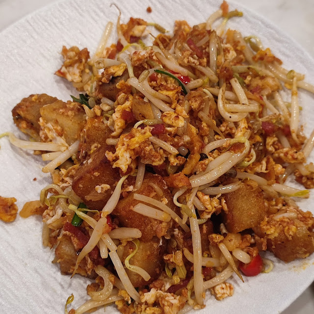 Stir Fried Radish Cake with XO Sauce