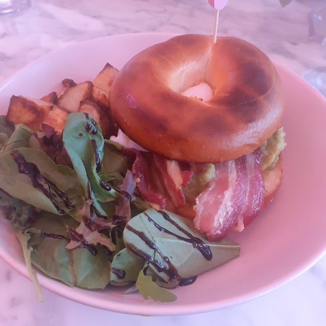 Salmon Bagel with Cream Cheese