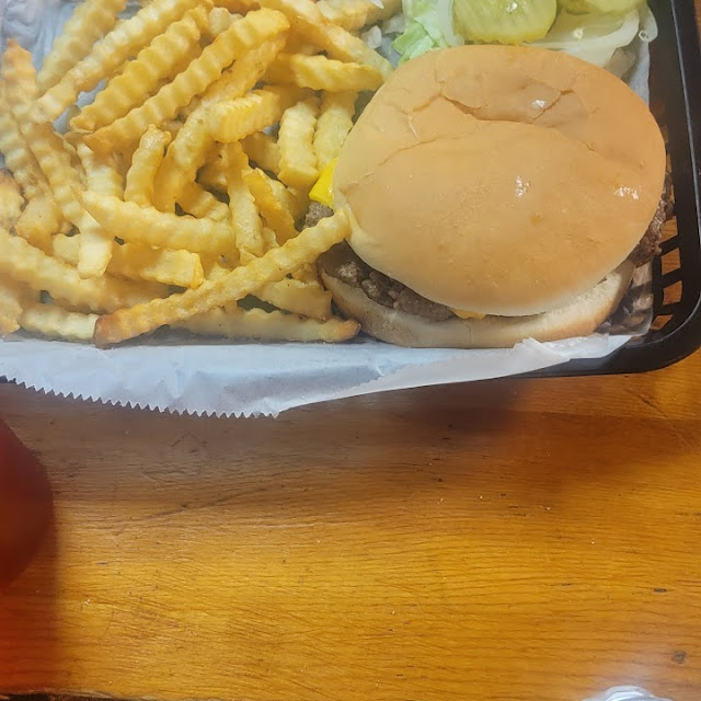 Cheeseburger and Fries