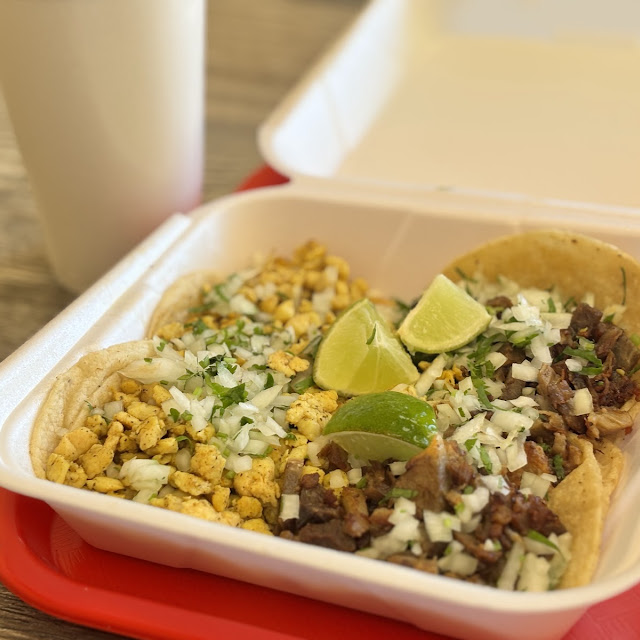 El Pastor and Carny Asada Tacos