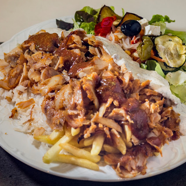 Plato Kebab de Pollo