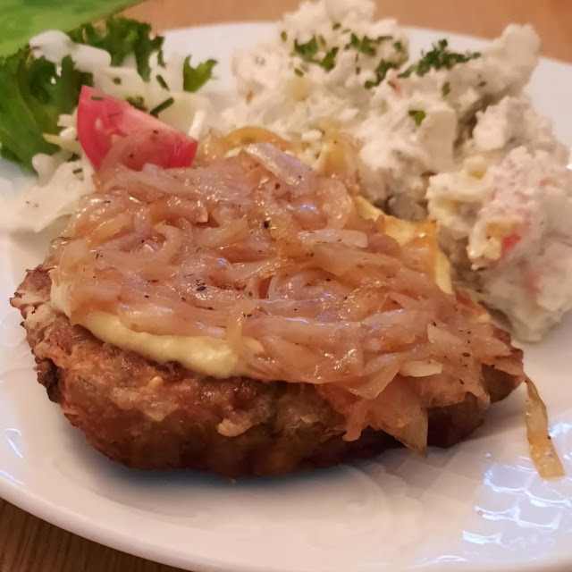 Hacksteak Mit Kartoffelsalat
