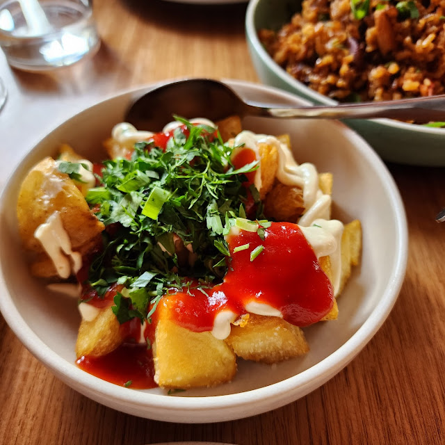 Patatas Bravas - Fried Potatoes Aioli Tomato Chilli Jam