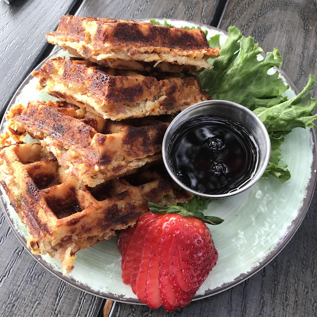 Jalapeno Bacon & Cheddar Cornbread Waffle