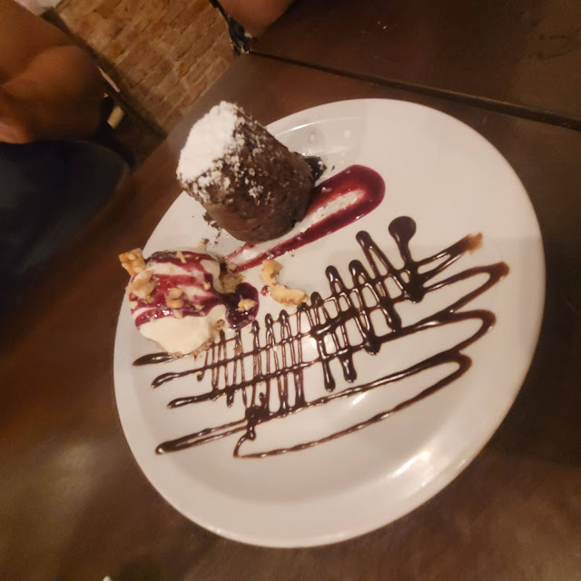 Volcán de Chocolate Con Helado
