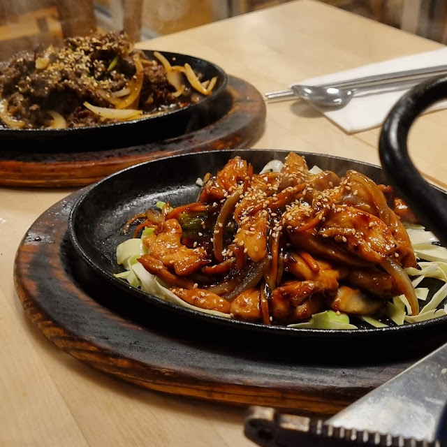 Sizzling Spicy Chicken & Sizzling Soy Beef