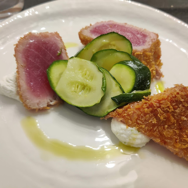 Tonno Crocante Al Pablo Zucchine Saltate E Ricotta Al Limone