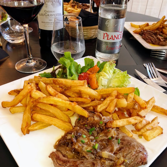 Bavette Angus À L'échalote Frites