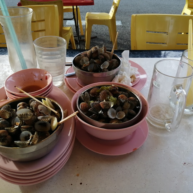 Kerang Bakar Kerang Rebus