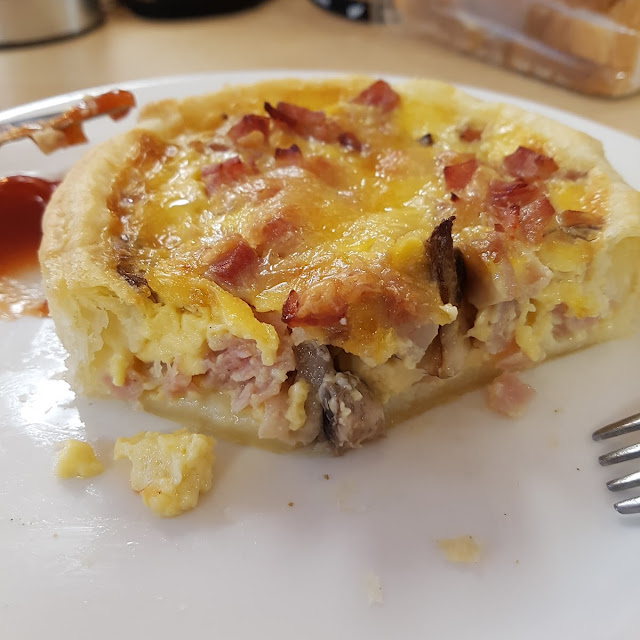 Bacon & Mushroom Quiche