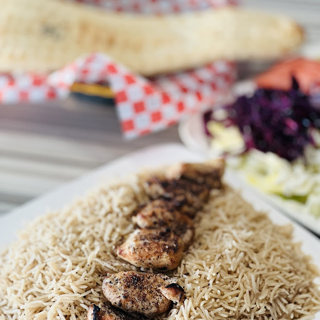 Chicken Kebabs Meal