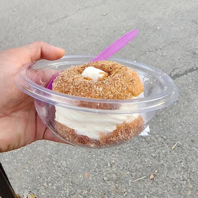 Apple Cider Donut Ice Cream Sandwich