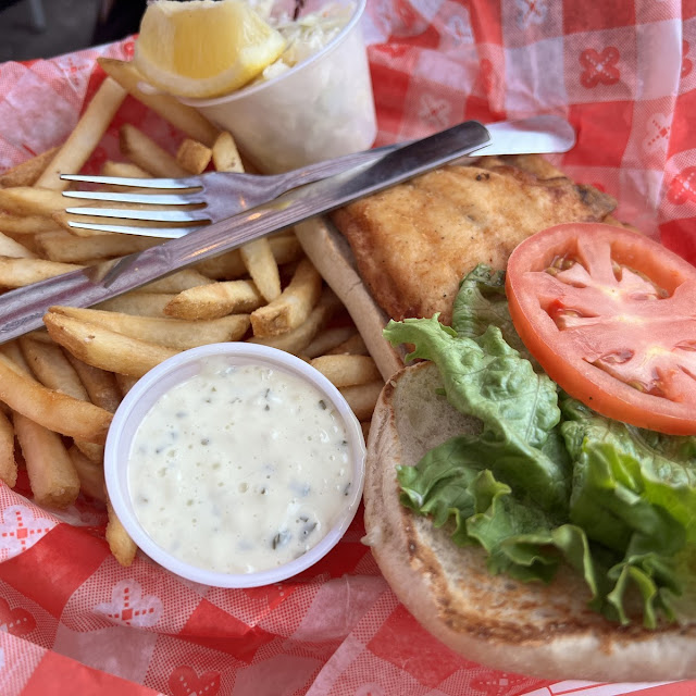 Door County Whitefish Sandwich Basket