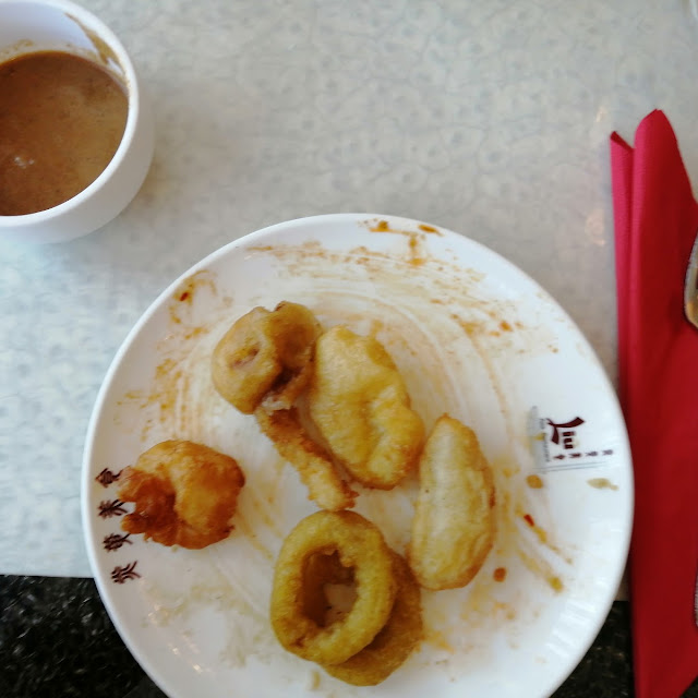 Alles Überbacken Fisch Garnele Apfel Banane