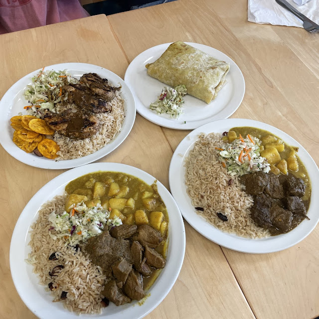 Curry Lamb Curry Beef Jerk Chicken Curry Chickpea Roti