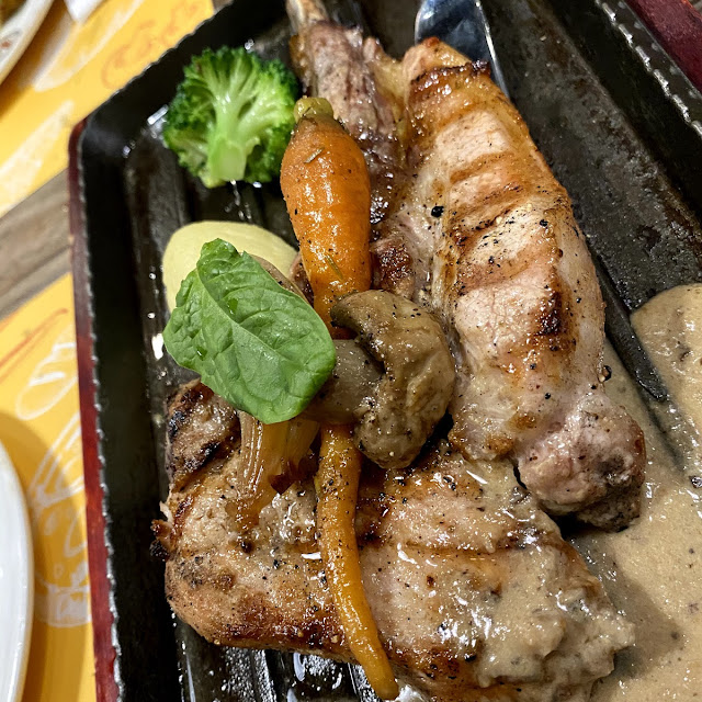 Grilled Kurobuta Pork Chop Steak