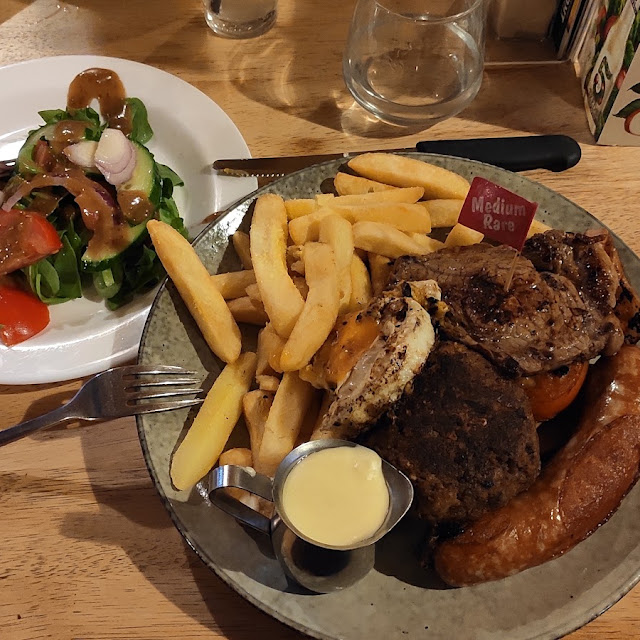 Mixed Grill with Salad