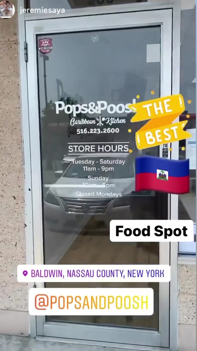 POPS AND POOSH CARIBBEAN KITCHEN