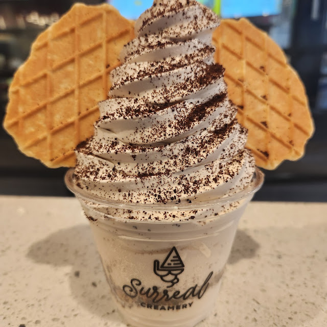 Taro and Matcha Floatea and Monster Cookie Icecream