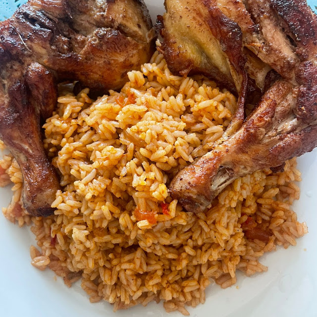 Jollof Rice with Chicken