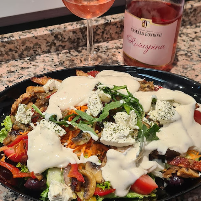 Salat Mit Gegrilltem Gemüse