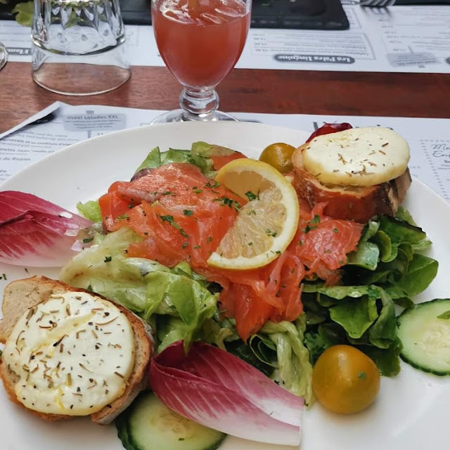 Salade Chèvre Saumon
