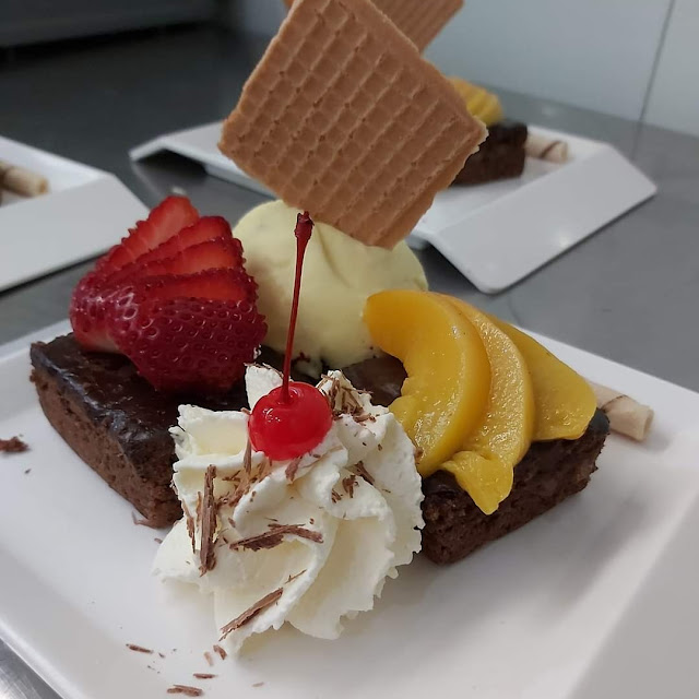 Brownie Con Helado