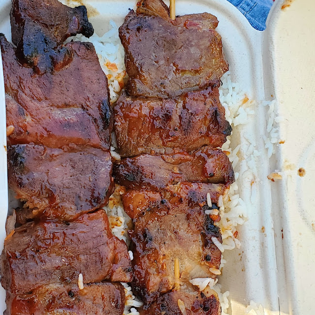 Pork BBQ and Steamed Rice