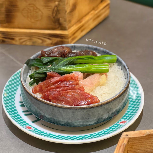 Steamed Rice with Preserved Sausages & Chicken