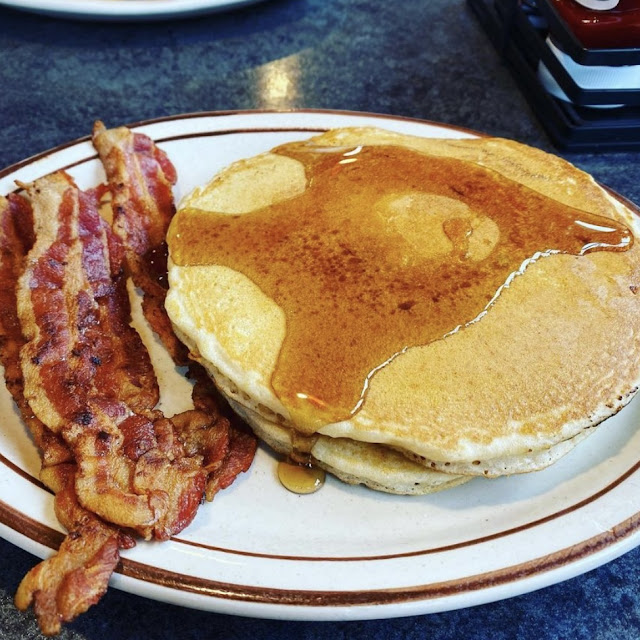 Pancake Ham and Eggs Scrambled Egg