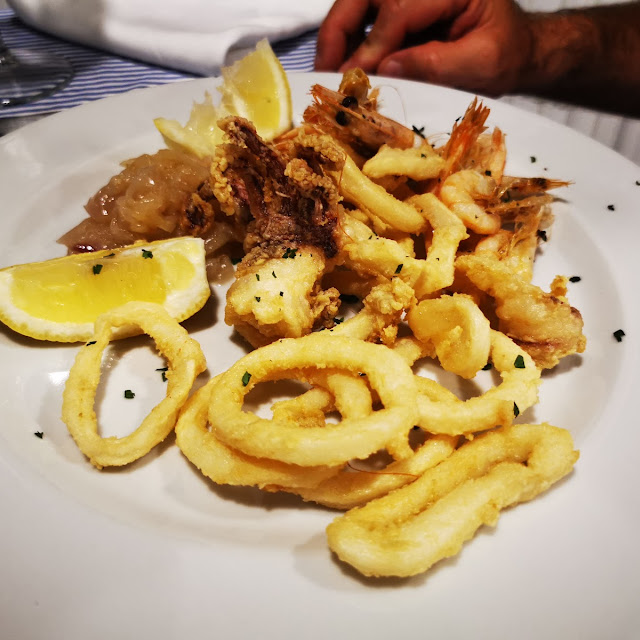 Frittierte Calamari