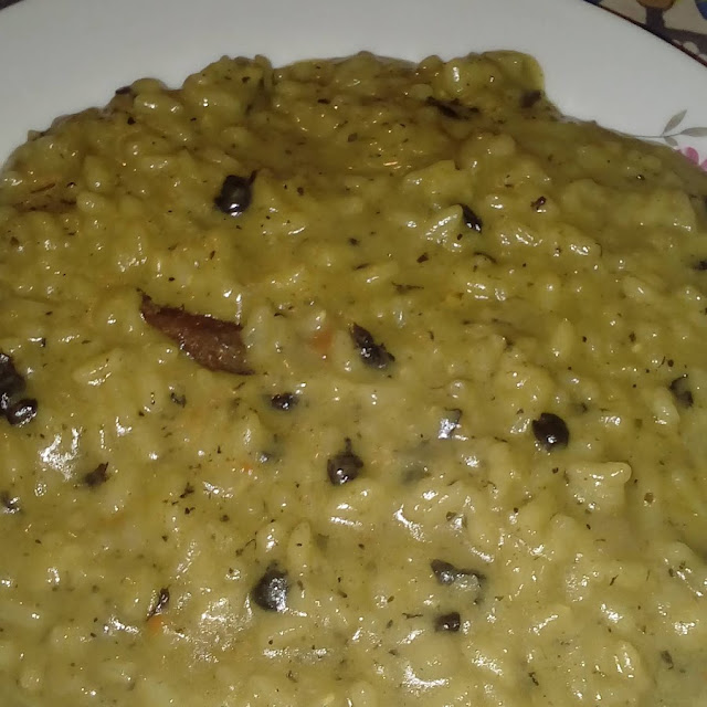 Risotto Ai Mirtilli Con Tartufo Nero