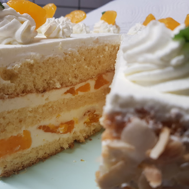 Mandarinensahne Torte