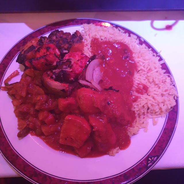 Madras Chicken Rice and Sides