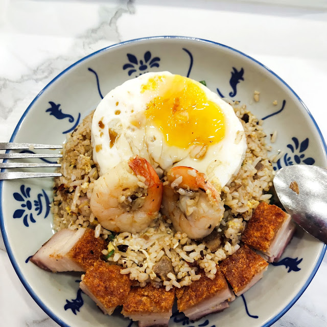 Marmite Pork with Rice Egg